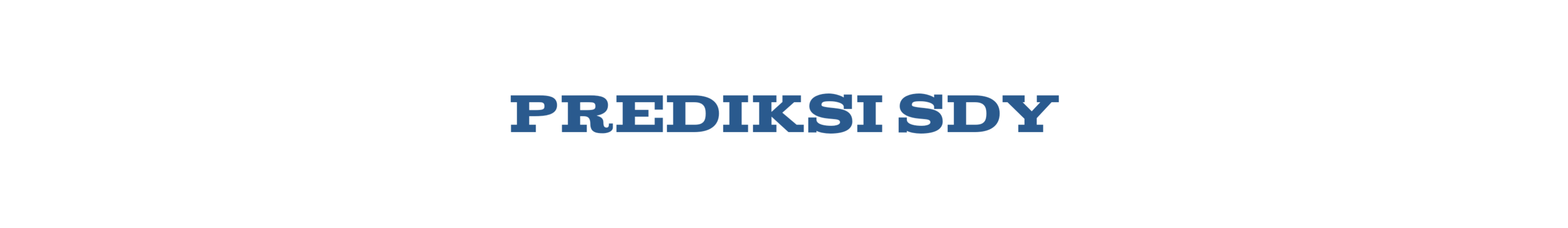 Prediksi SDY